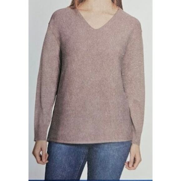 Ella Moss Mauve Sweater Long Sleeved Top Women's Size Large Soft, Comfortable - Picture 1 of 7